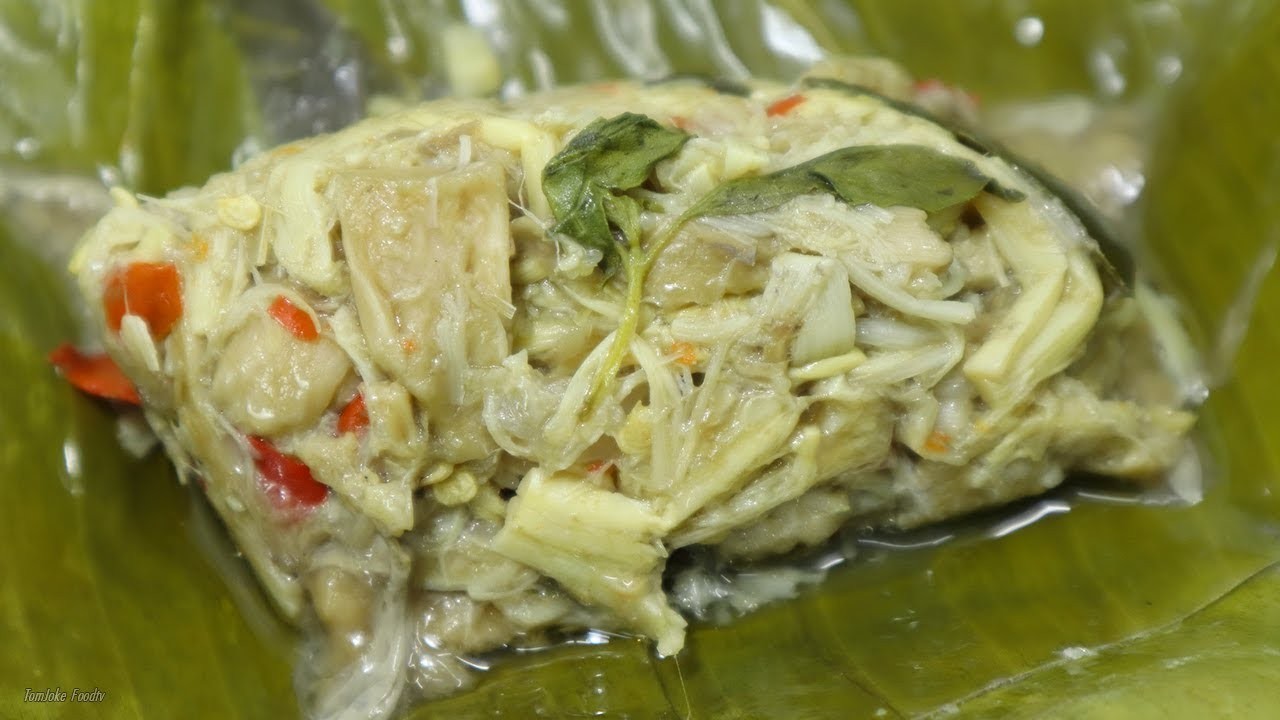 หมกหน่อไม้ อาหารอีสาน