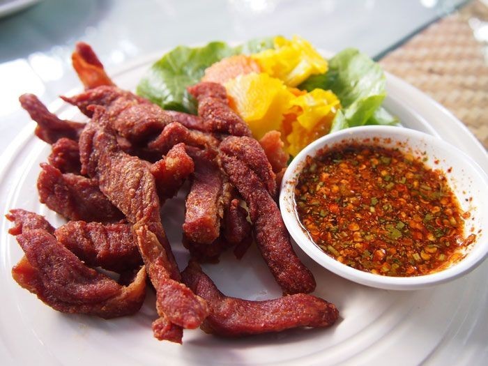 หมูแดดเดียว (สากล) อาหารภาคอีสาน