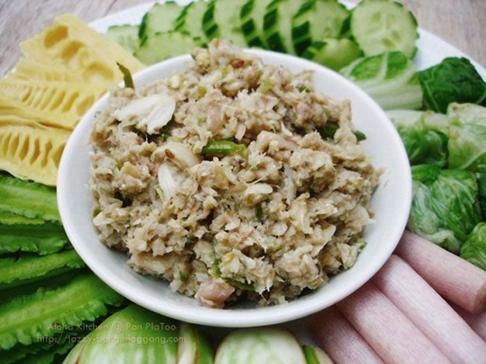 น้ำพริกปลา อาหารภาคเหนือ