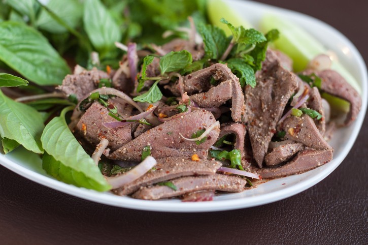 ตับหวาน อาหารภาคอีสาน