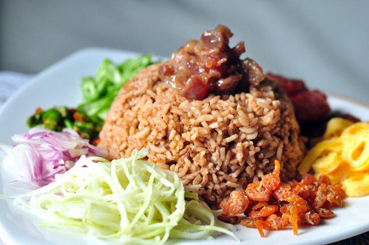 ข้าวคลุกกะปิ อาหารภาคกลาง