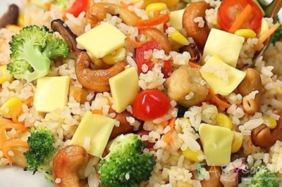 ข้าวผัดเจ อาหารเจ