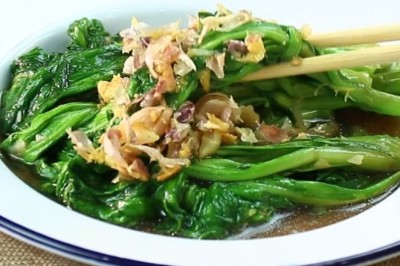 ตังโอ๋ผัดน้ำมันหอย ( เจ ) อาหารเจ