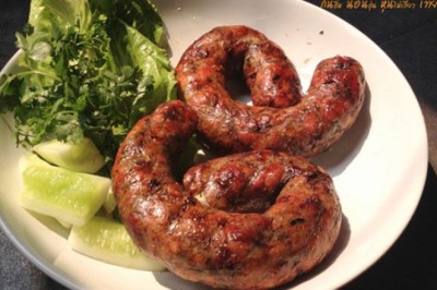 ไส้อั่วตับ อาหารภาคเหนือ