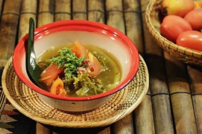 จอผักปลัง อาหารภาคเหนือ