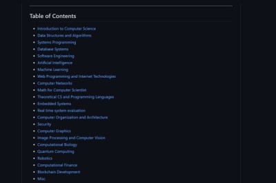 รวมคอร์สเรียนวิทย์คอมและโปรแกรมมิ่งฟรี จากมหาวิทยาลัยทั่วโลก กว่า 800 คอร์ส บน GitHub