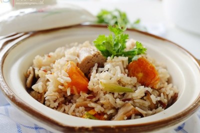 ข้าวอบเผือก อาหารจานเดียว