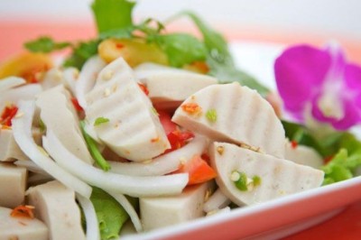 ยำหมูยอ อาหารจานเดียว