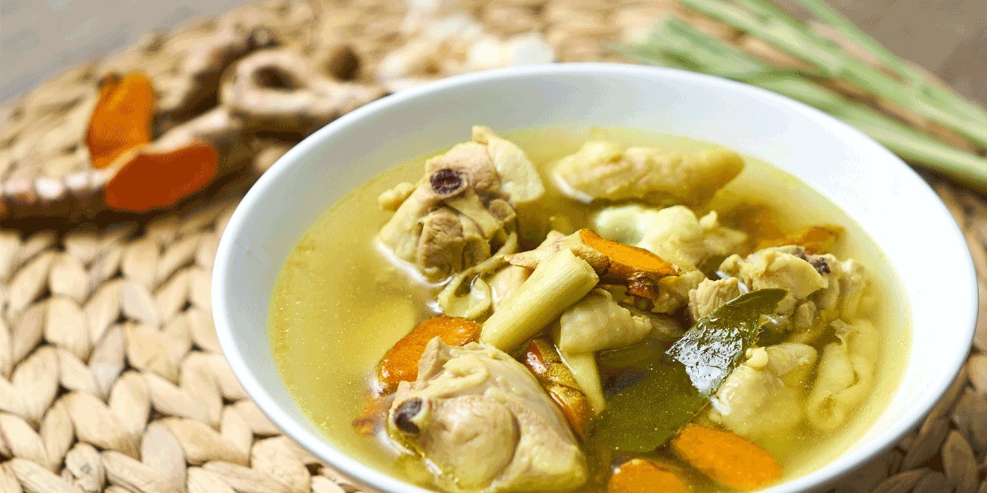 ไก่ต้มขมิ้น อาหารภาคใต้