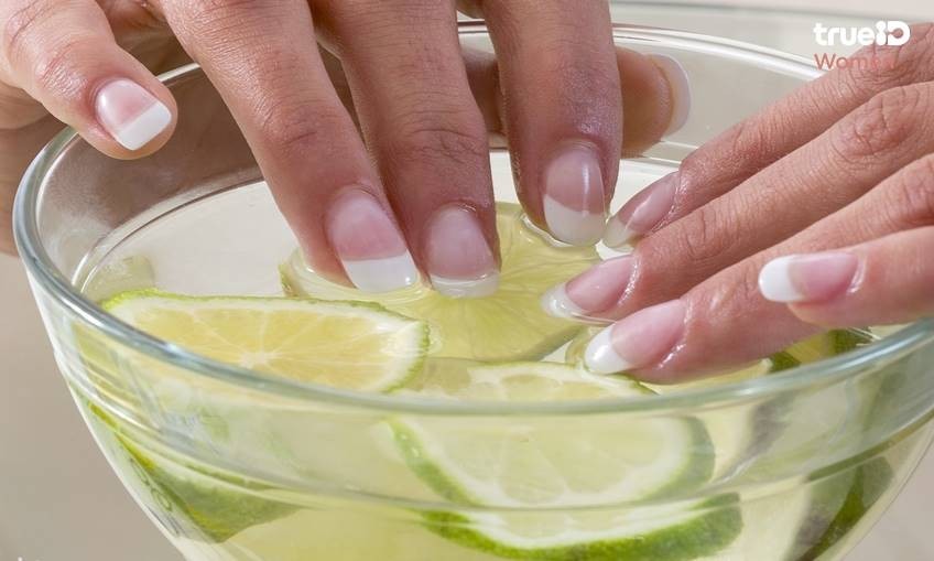 มะนาวเปรี้ยวๆ ดูแลเล็บได้นะ