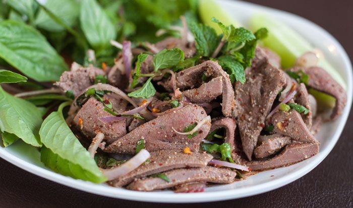 ตับหวาน (สากล) อาหารภาคอีสาน