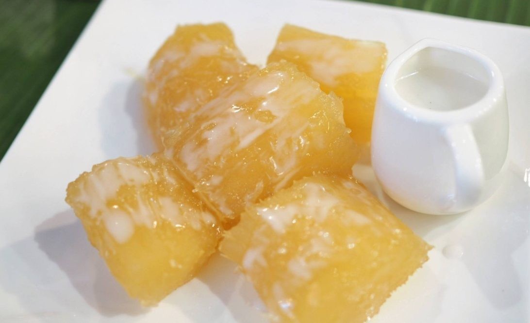 มันสำปะหลังเชื่อม ขนมไทย