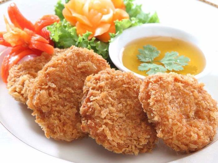 ทอดมันกุ้ง (สากล) อาหารภาคกลาง