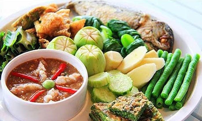 น้ำพริกกะปิ (สากล) อาหารภาคกลาง