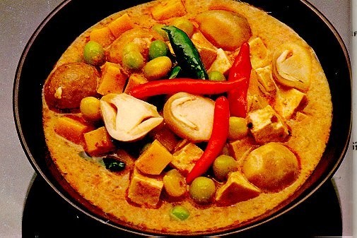 แกงเผ็ดเห็ด อาหารภาคกลาง