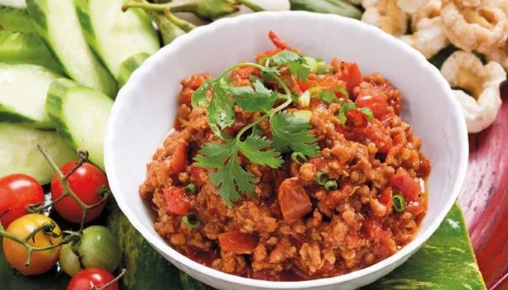 น้ำพริกอ่องมิตรแท้คนรักสุขภาพ