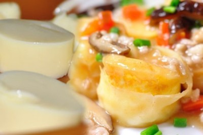 เต้าหู้ขาวอ่อนน้ำแดงเจ อาหารเจ