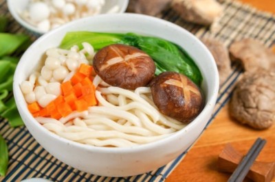 อุด้งน้ำเห็ดหอม อาหารเจ