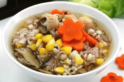 ข้าวต้มเจทรงเครื่อง อาหารเจ