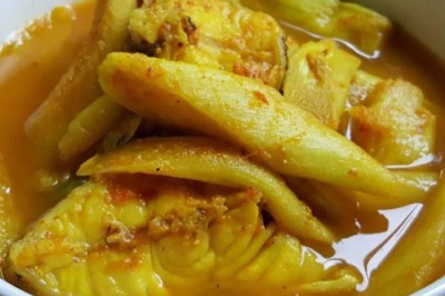 แกงส้มออดิบกับปลาเก๋า อาหารภาคใต้