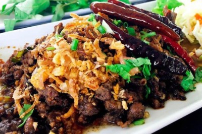 ลาบคั่ว (ดั้งเดิม) อาหารภาคเหนือ