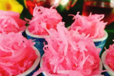 ขนมเกสรชมพู่ ขนมไทย