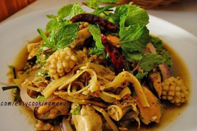 ซุปหน่อไม้ ประยุกต์ อาหารภาคอีสาน