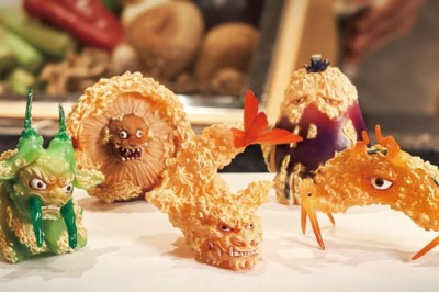 กาชาปองสุดแปลกในประเทศญี่ปุ่น เทมปุระผสมโยไค