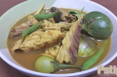 แกงน้ำเคยปลาสำลีย่าง อาหารภาคใต้