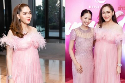 สุดซึ้งวันที่เปิดใจ วาว ขอบคุณ ชมพู่ อุ้มท้องกว่า7เดือน ฉลอง1,500ล้านบาท