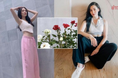 วาเลนไทน์ปีนี้แม้ป่วยโควิด เบลล่า แฮปปี้ โชว์กุหลาบจากคนที่รักมาก