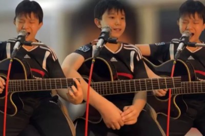 อภิชาติบุตร! หนุ่ม กรรชัย โผกอด น้องกัณฑ์ หลังเปิดความหมายเพลงที่ร้องจนจุกอก