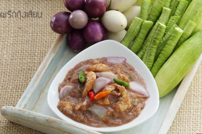 น้ำพริกกุ้งเสียบ น้ำพริก