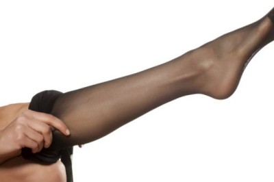 ถุงน่องกับเรียวขา